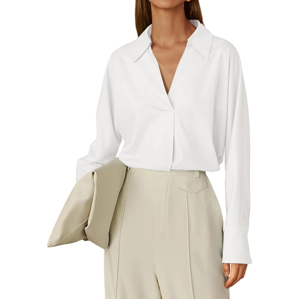 Elegant White Women's Top Size XL NWT🤍
